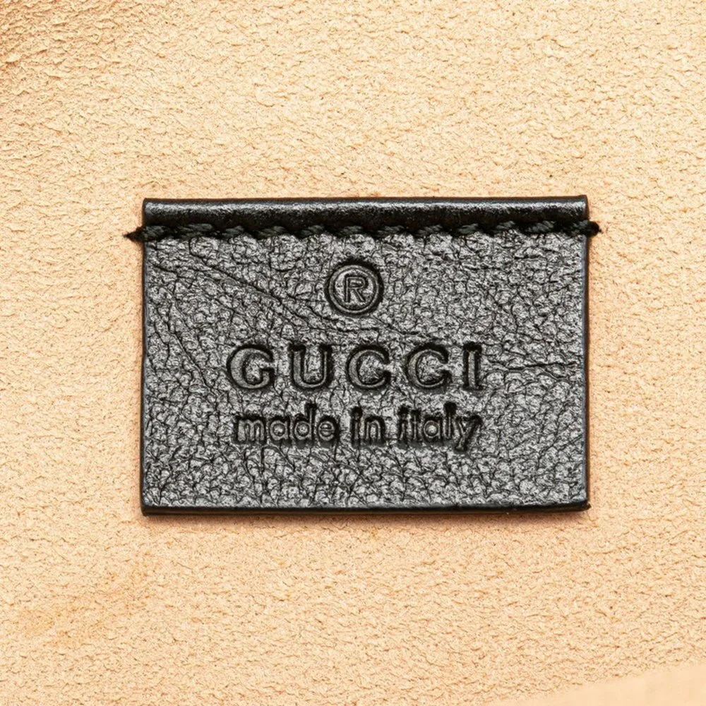 GUCCI Black Leather Horsebit Shoulder Bag - Picture 9 of 11